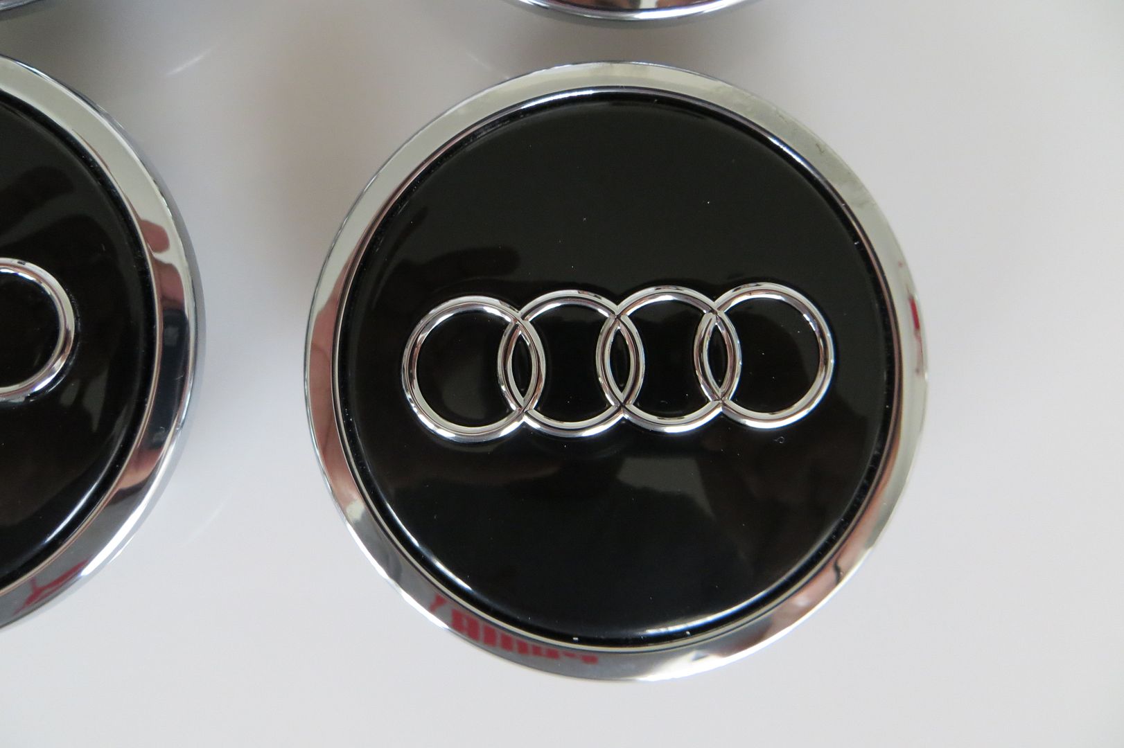 Gloss Black Centre Caps Genuine Audi Group Buy